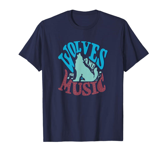 Wolves and Music Musician Piano Wolf T-Shirt