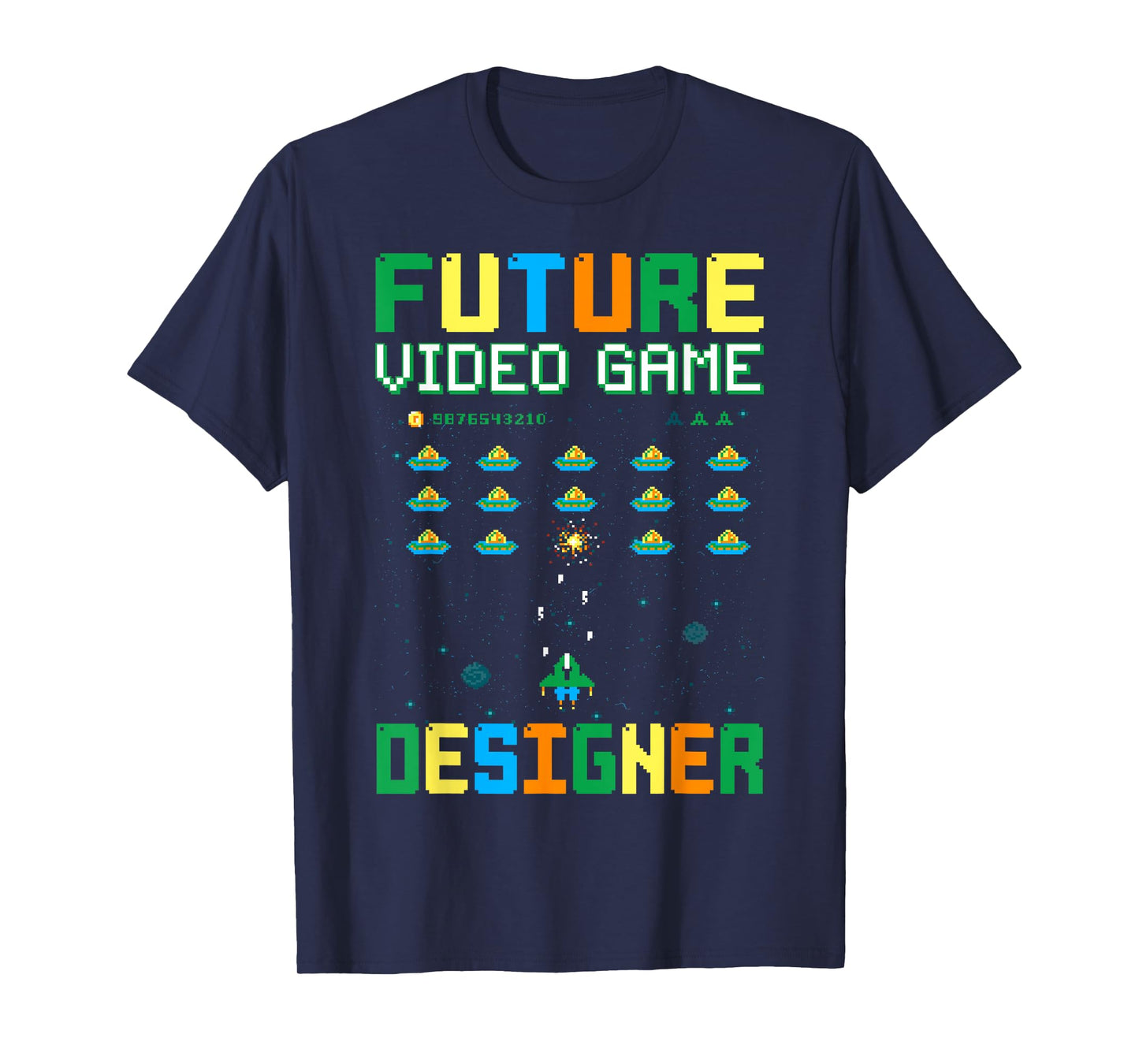 Future Video Game Designer For Kids, Game Developer T-Shirt