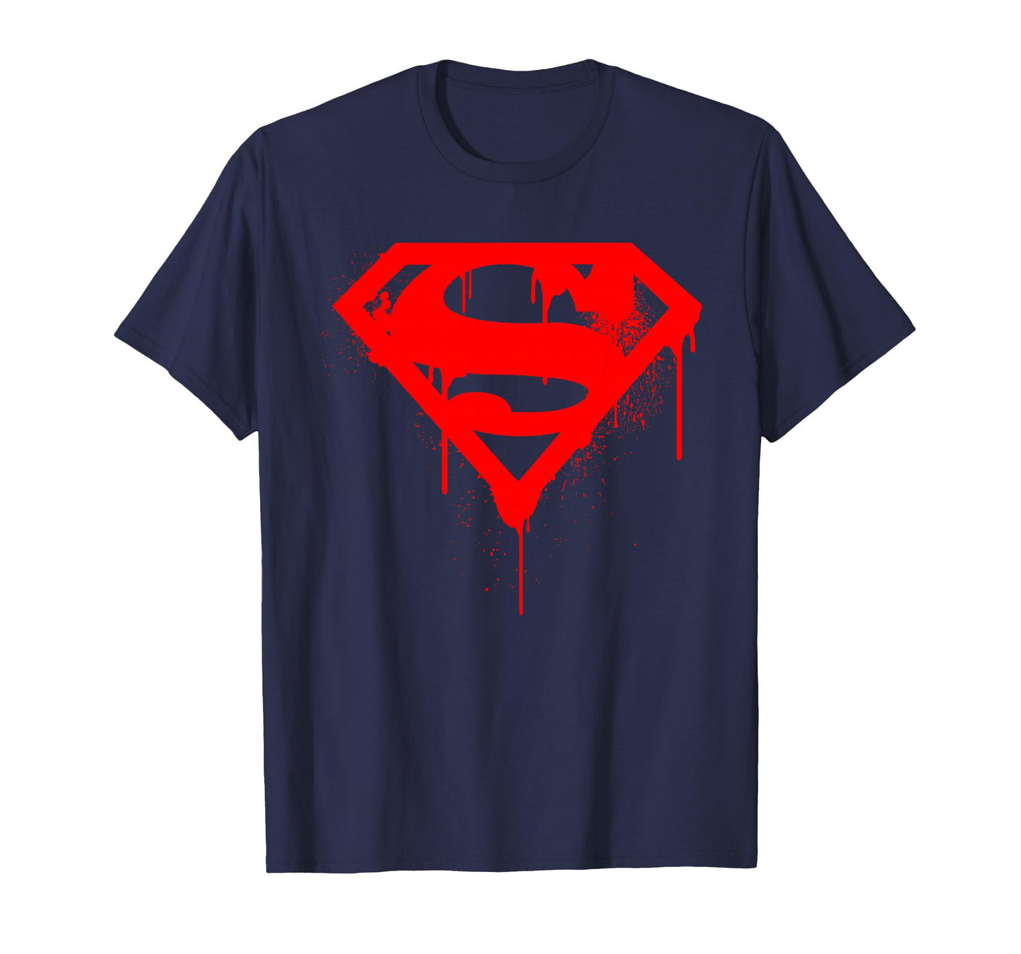 DC Superman Logo Doomsday Red Graffiti T-Shirt