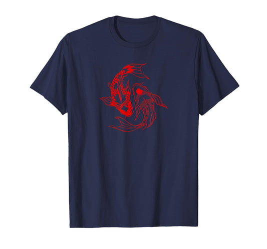 Koi Fish Japanese Koi Carp Japanese Fish Nishikigoi T-Shirt