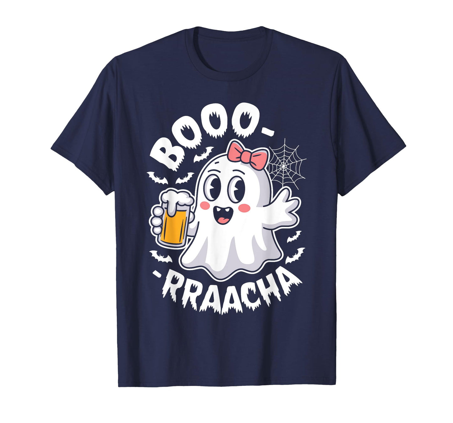 Boo-Racha Cute Ghost Beer Party Funny Halloween Costume T-Shirt