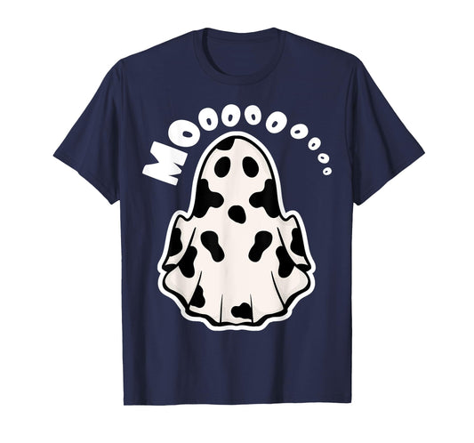 Ghost Cow Moo Boo - Funny Cow Ghost T-Shirt