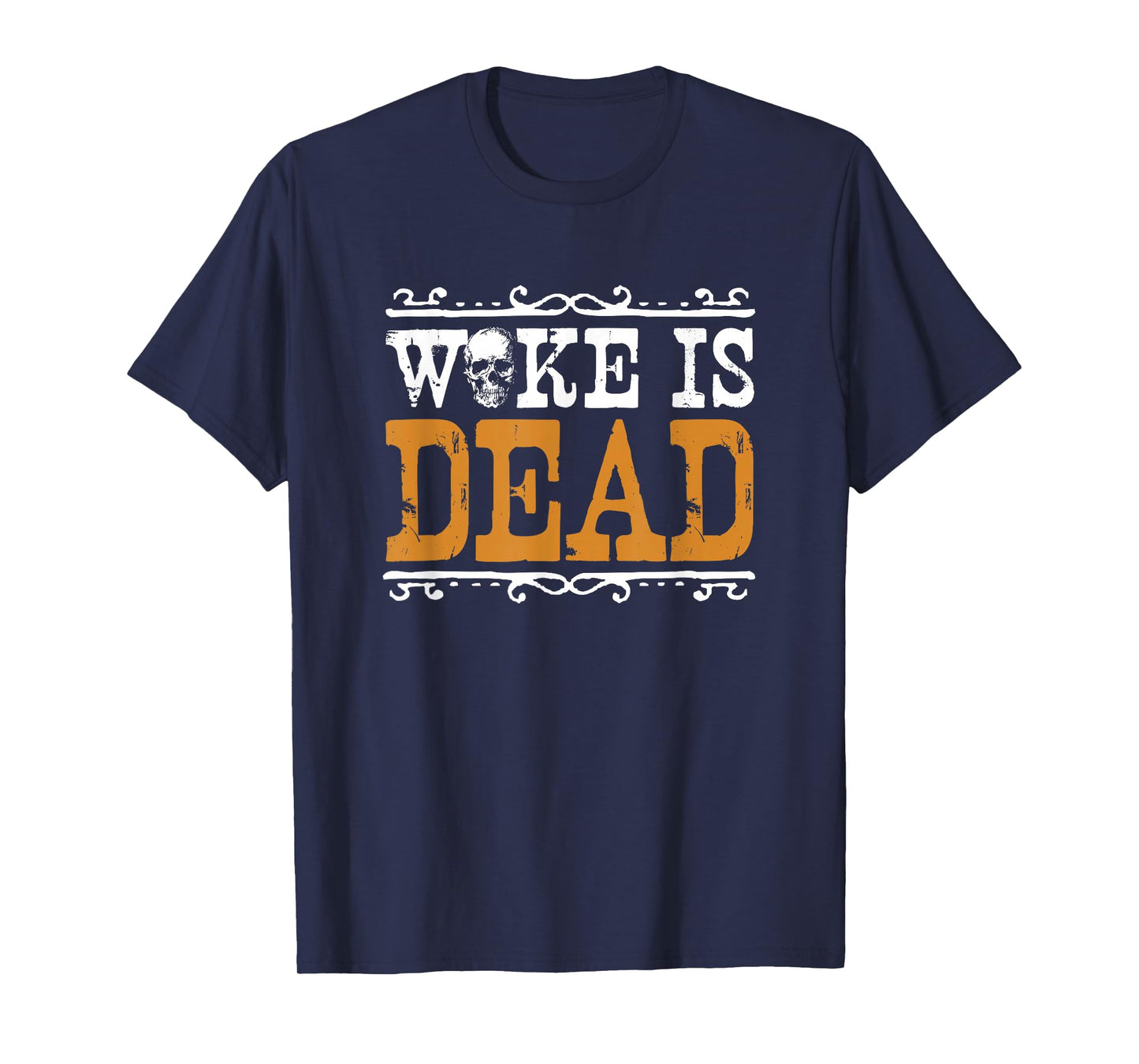 Woke Is Dead Go Woke Go Broke Unwoke Meme T-Shirt