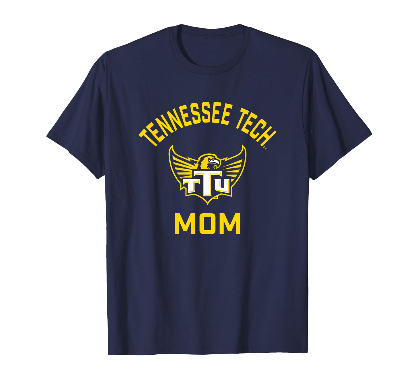 Tennessee Tech Golden Eagles Arched Mom T-Shirt