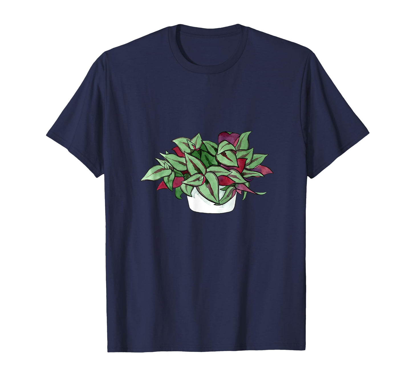 Wandering Jew Plant House Purple Heart Secretia Queen T-Shirt