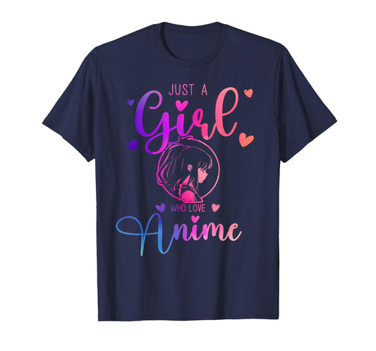 Just a Girl Who Loves Anime Dress for Women and Kids T-Shirt