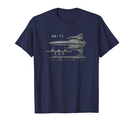 SR-71 Military Aircraft Shirt T-Shirt