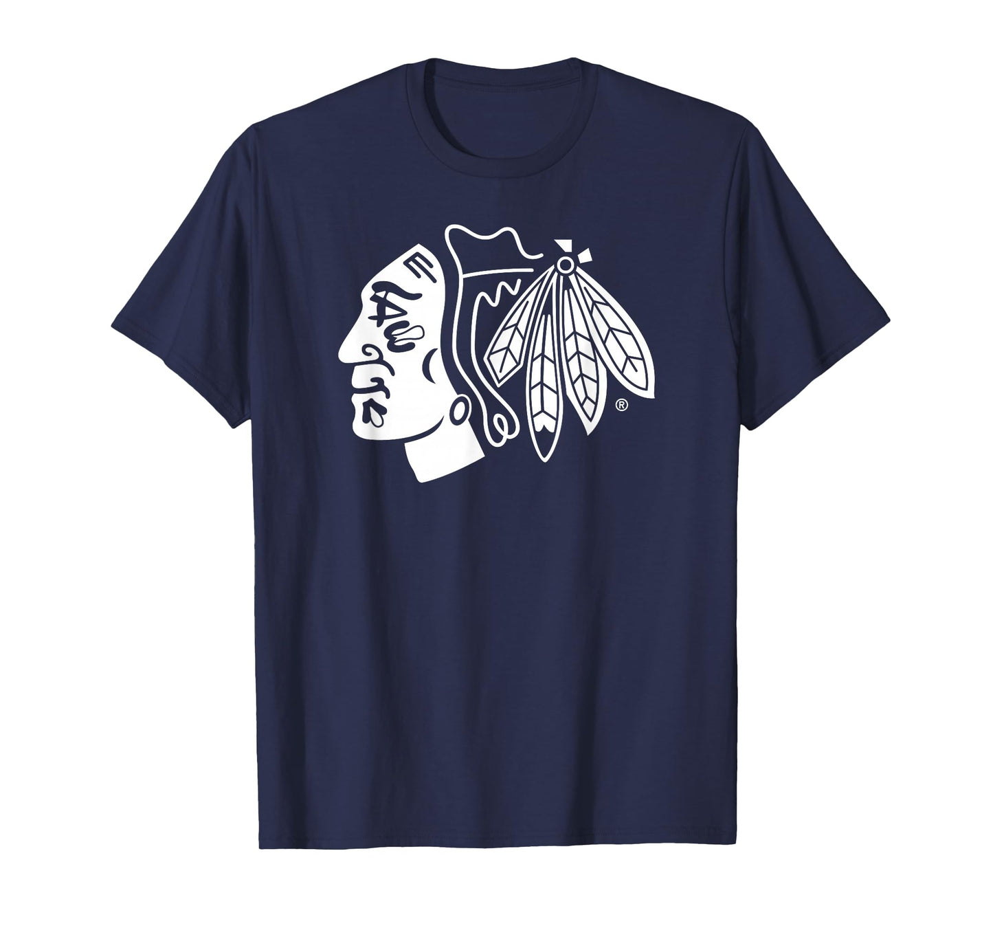Chicago Blackhawks Two Tone Black NHL Officially Licensed T-Shirt