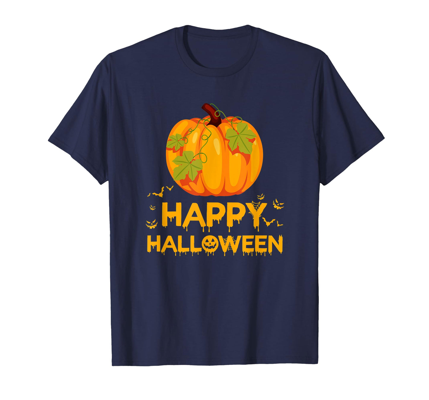 Happy Halloween Costumes Funny Gifts Pumpkin Men Women Kids T-Shirt