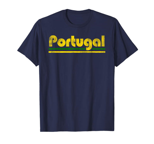 Portugal Fan Retro Vintage Flag T-Shirt T-Shirt