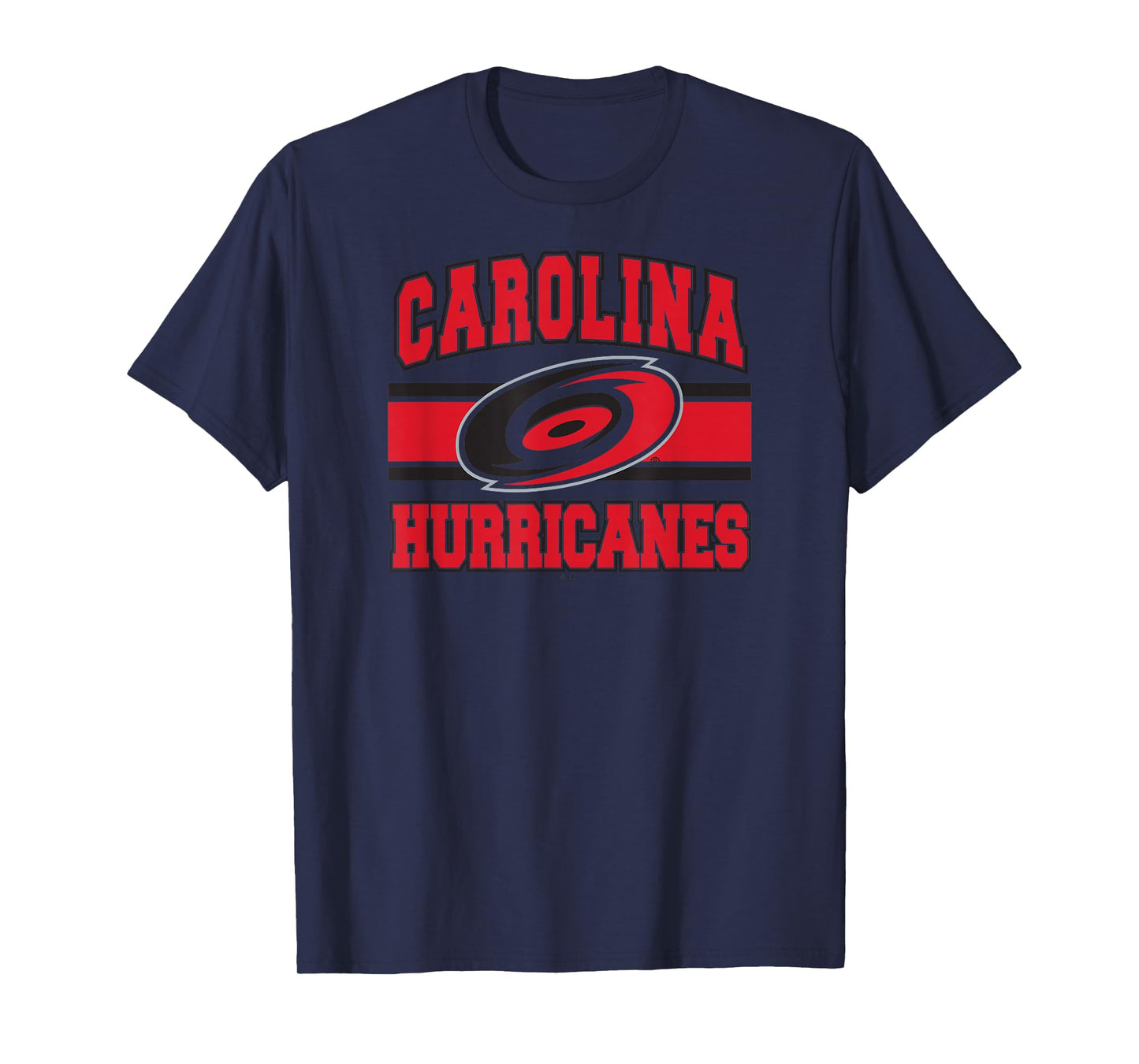 Carolina Hurricanes Stripe White Officially Licensed T-Shirt