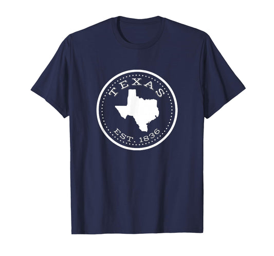 Vintage Texas Map For Souvenirs T-Shirt