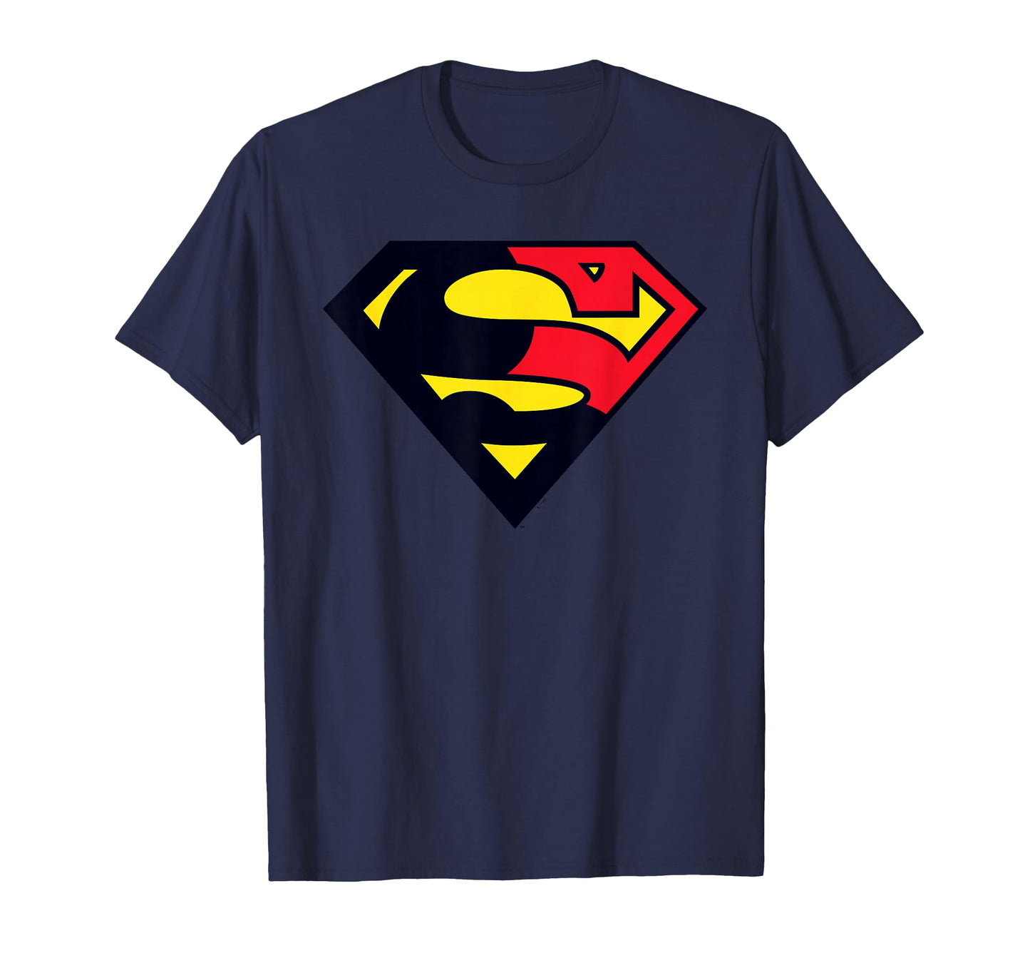 Superman Shield 1993 Black Red T-Shirt