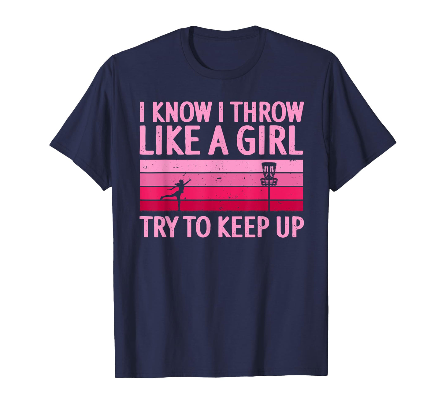Cool Disc Golf Design For Women Girls Disc Golf Player T-Shirt