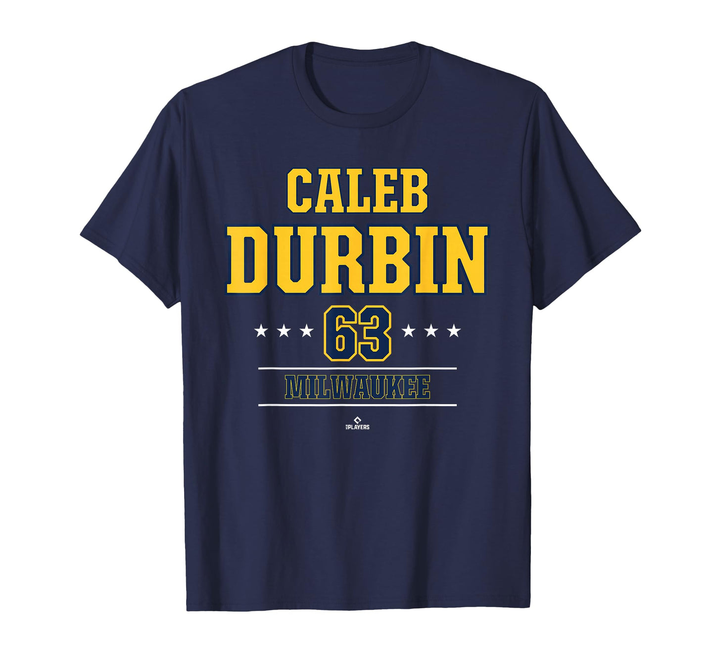 Baseball Star Caleb Durbin Milwaukee MLBPA T-Shirt