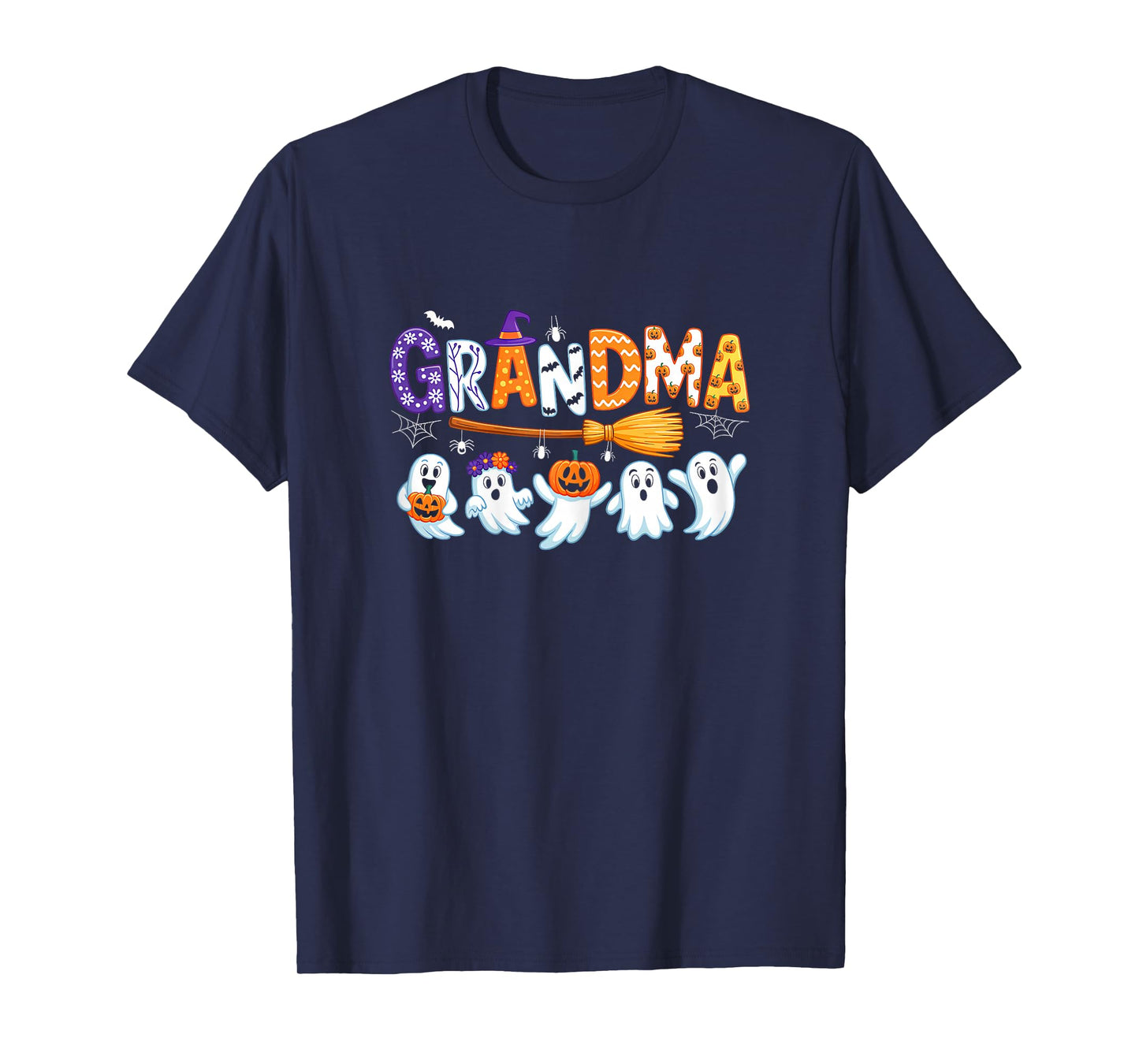 Grandma Halloween Boo Ghost Horror Costume Funny Party T-Shirt