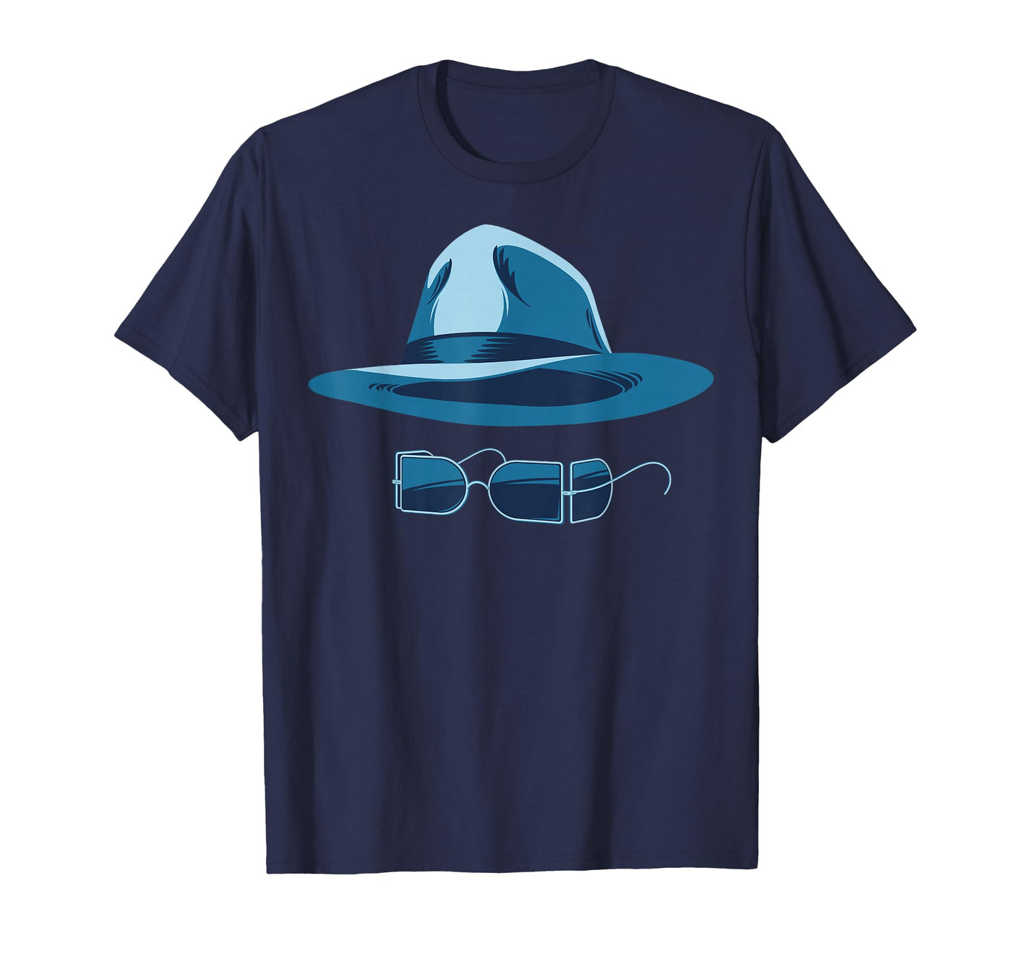 Universal Monsters The Invisible Man Hat And Glasses T-Shirt