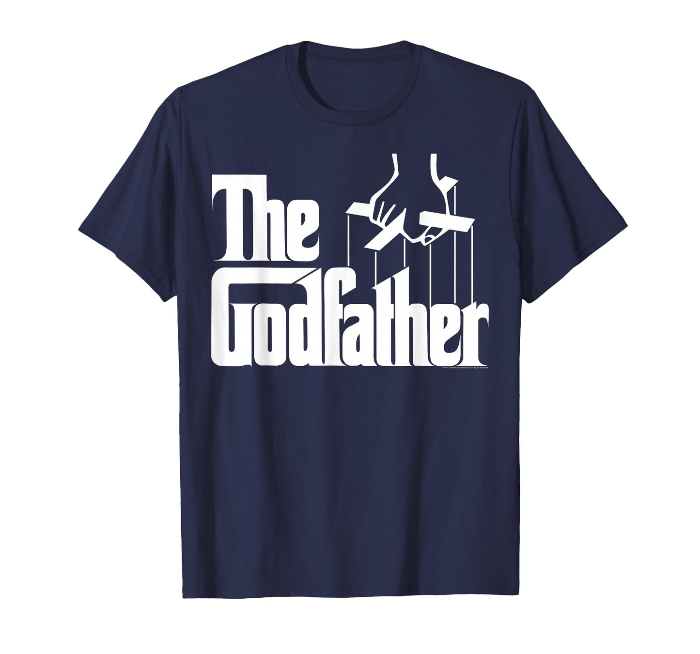 The Godfather Original White Title Logo T-Shirt Small