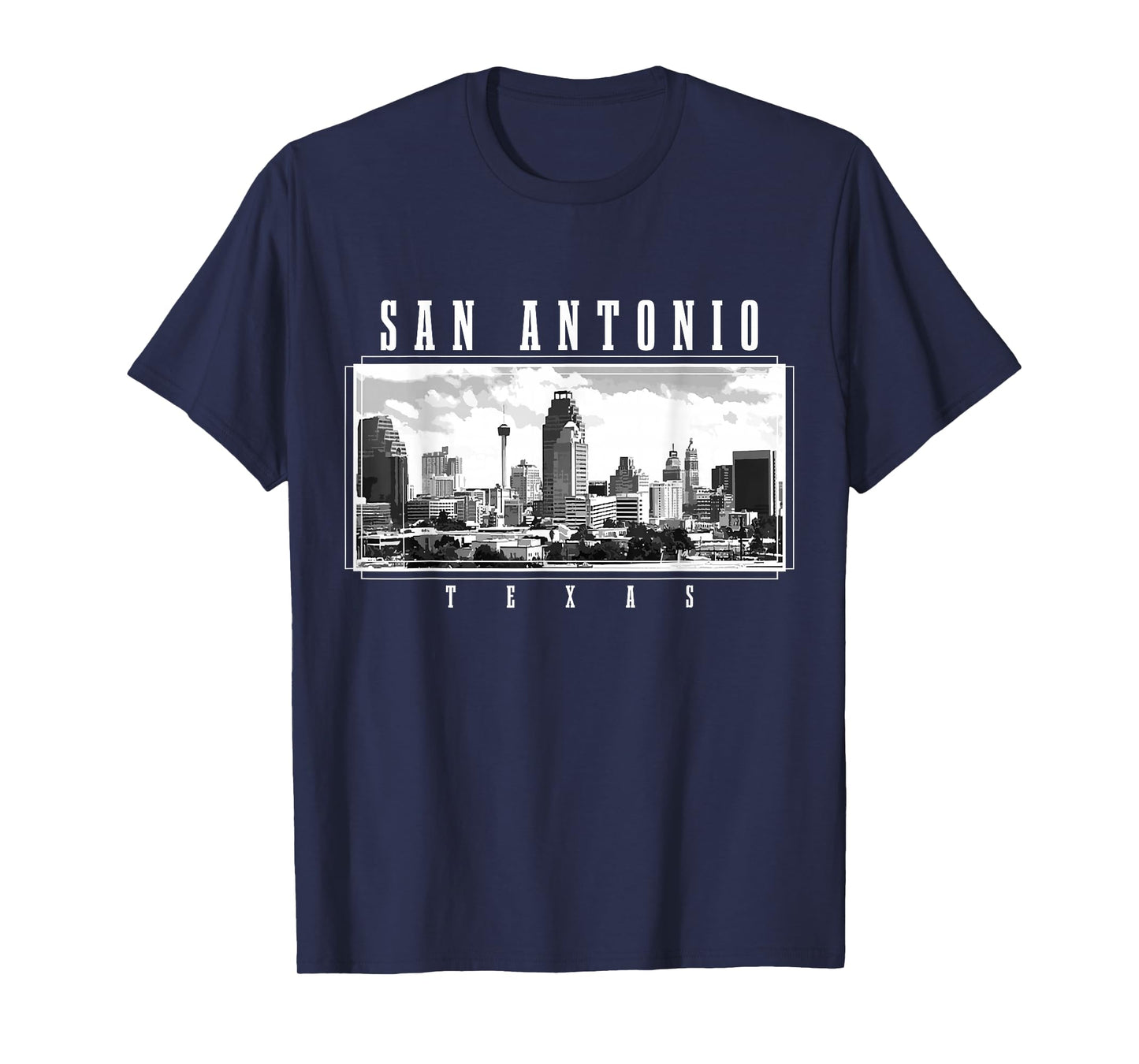 San Antonio Skyline Texas Pride Vintage San Antonio T-Shirt