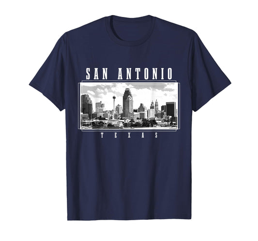 San Antonio Skyline Texas Pride Vintage San Antonio T-Shirt