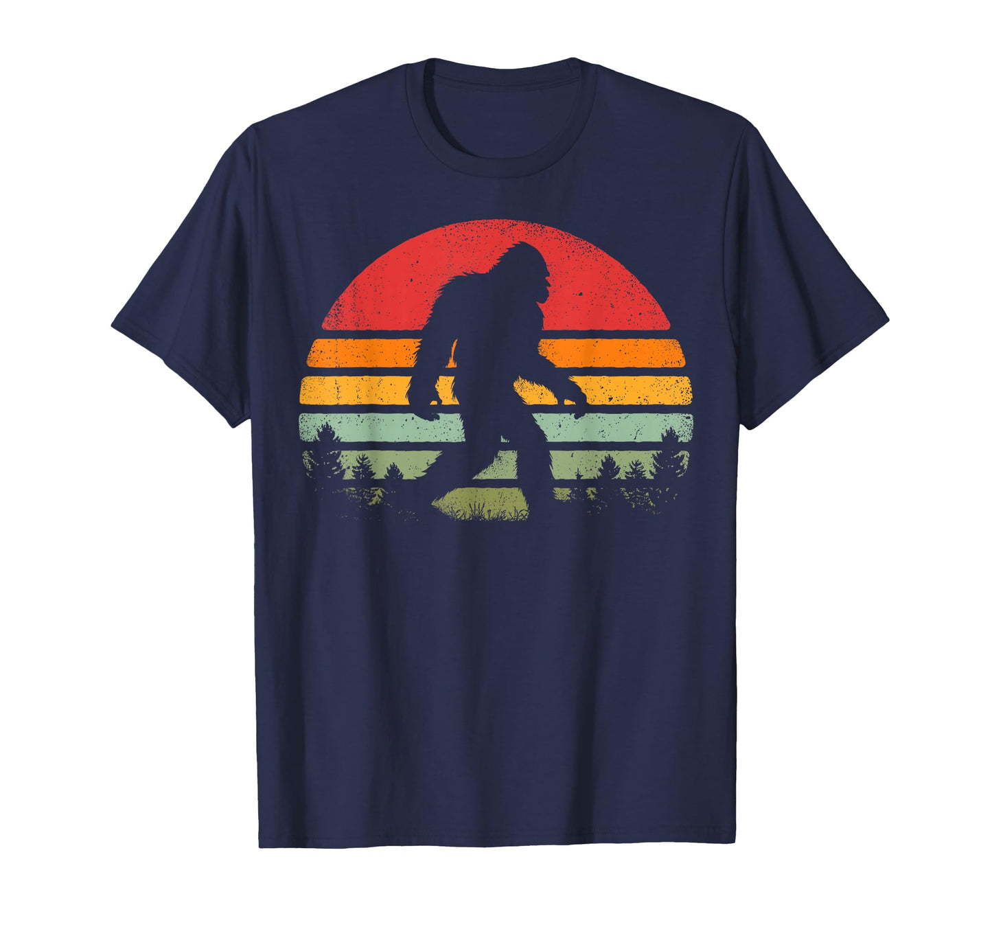 Bigfoot Retro Vintage 70s 80s Sasquatch Lovers Men Women T-Shirt