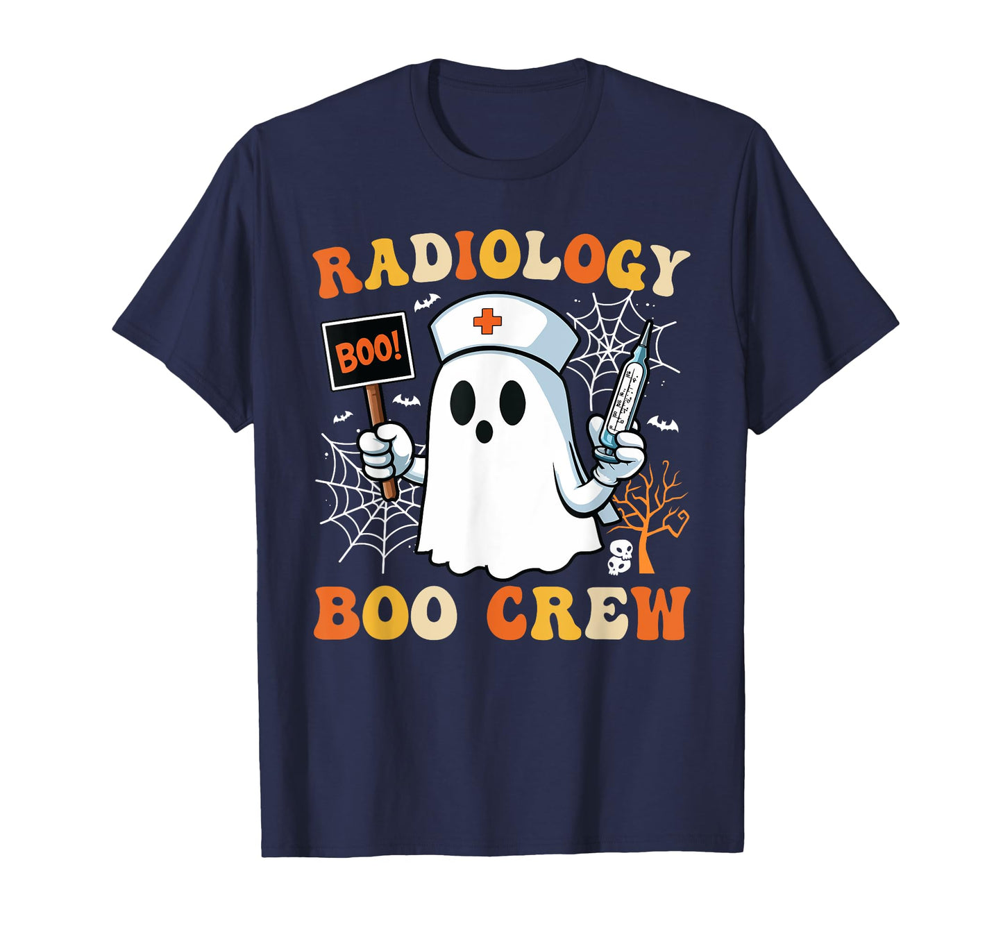 Radiology Boo Crew Funny Spooky Nurse Halloween Costume T-Shirt