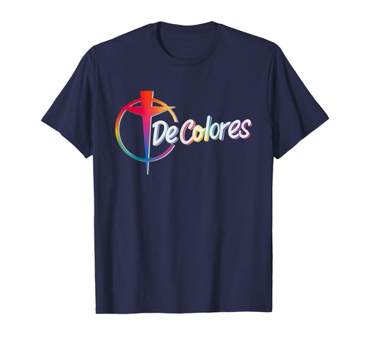 DeColores Cursillo Rainbow Rooster Catholic T-Shirt