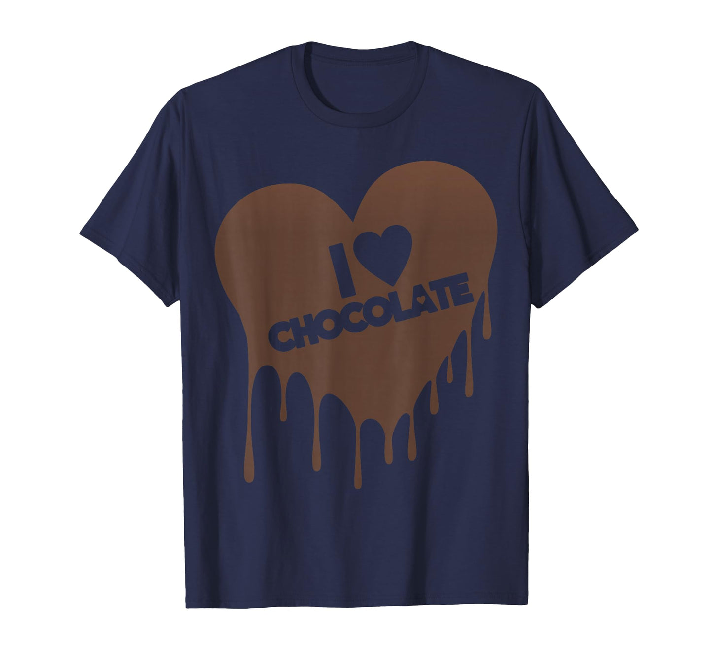 I Love Chocolate T-shirt - Candy Heart Lover Shirt T-Shirt