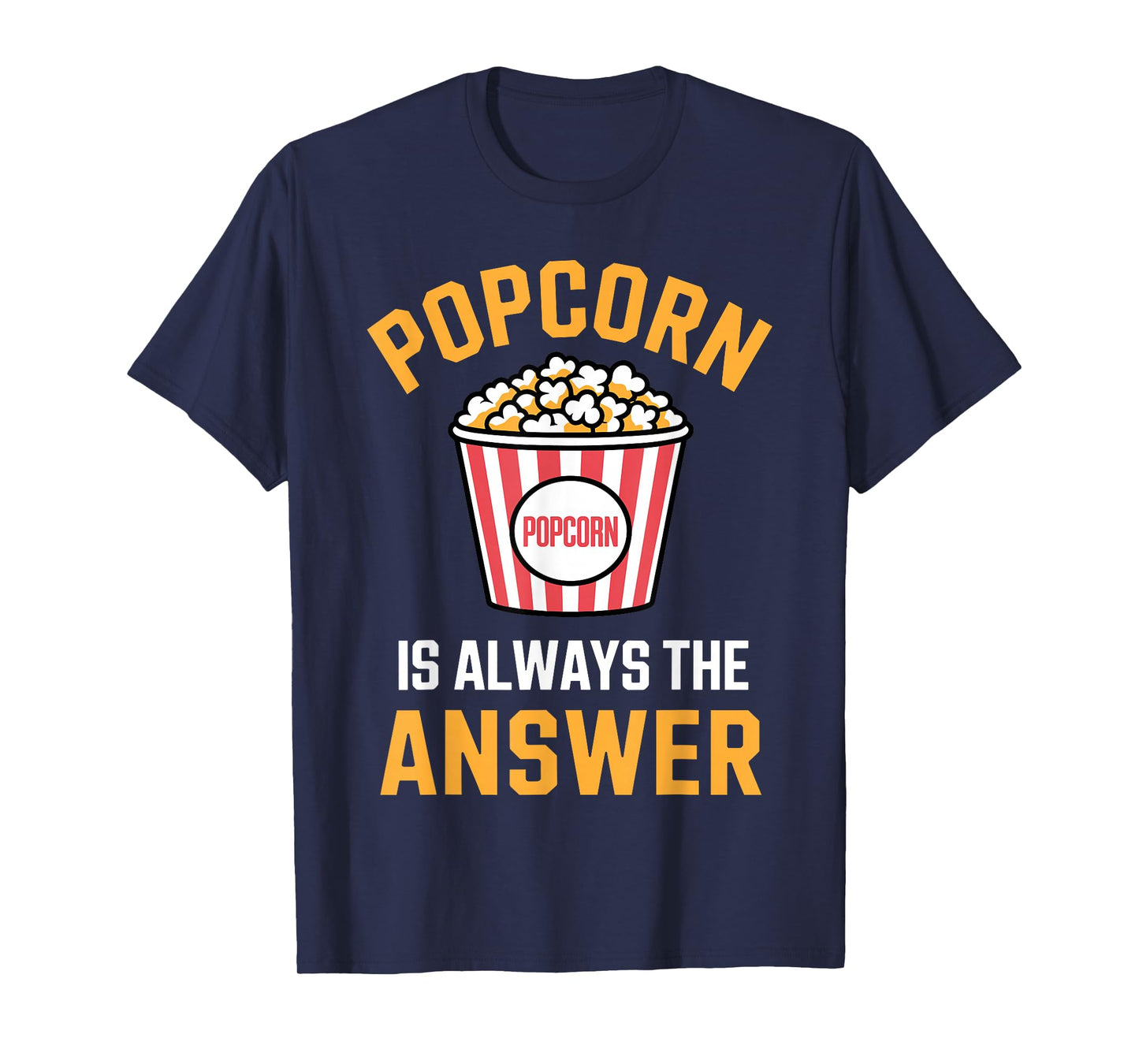 Funny Popcorn Costume for Men Women Popcorn Lover Pop Corn T-Shirt