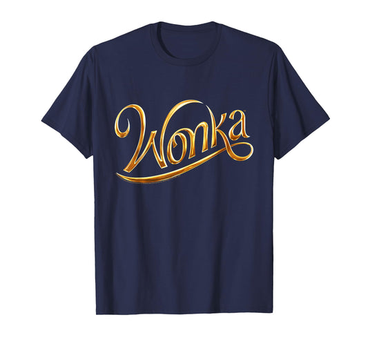 Wonka Movie New Gold Logo T-Shirt