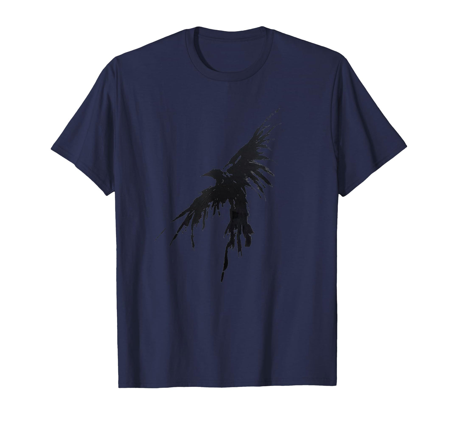 Crow Raven Shirt Distressed Flying Bird Crow Tee Shirt T-Shirt