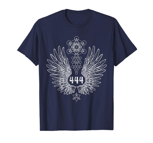 Angel Number 444 Sacred Geometry Healing T-Shirt