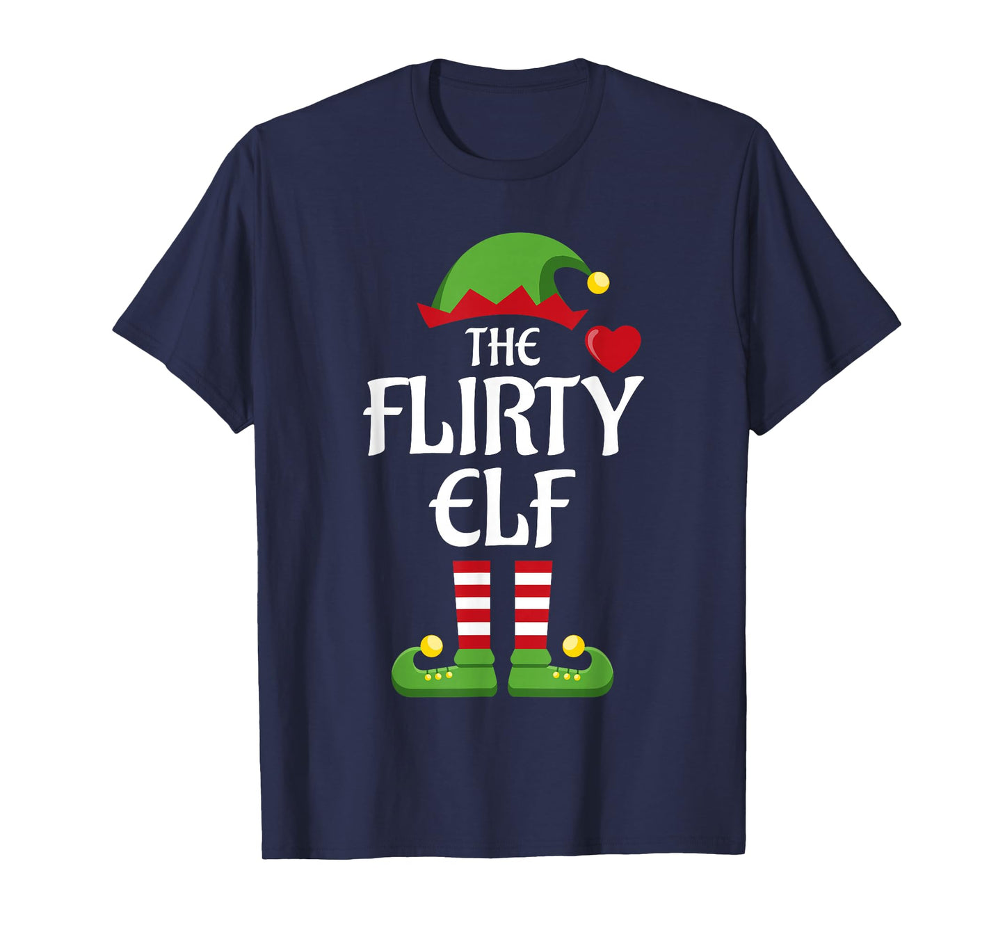 Flirty Elf Family Matching Group Christmas T-Shirt