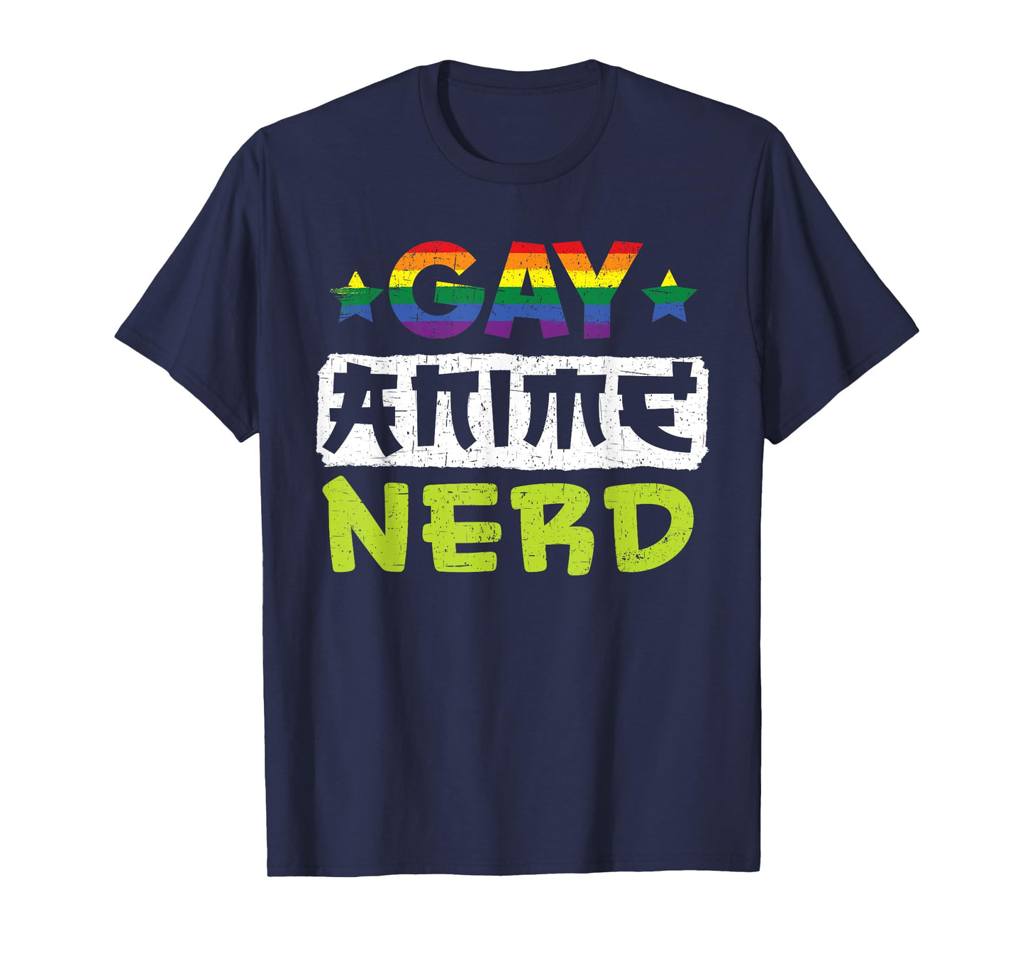 Gay Anime Nerd Manga Reader Otaku Kawaii Lover Animation T-Shirt