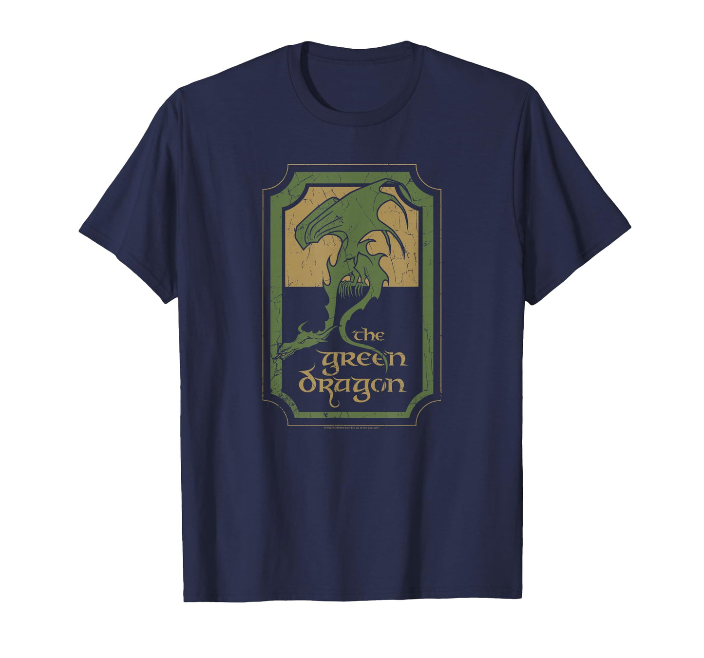 Lord of The Rings Green Dragon Tavern T-Shirt Small