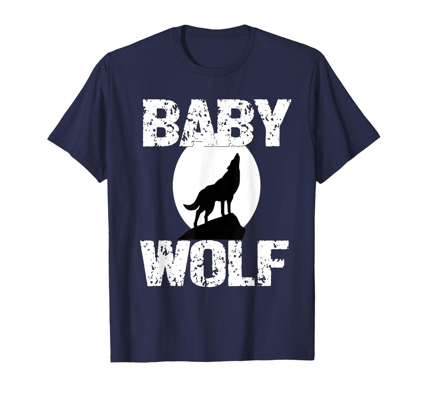 Baby Wolf Matching Family Tribe Wolves Moon Kid Girl Boy Cub T-Shirt