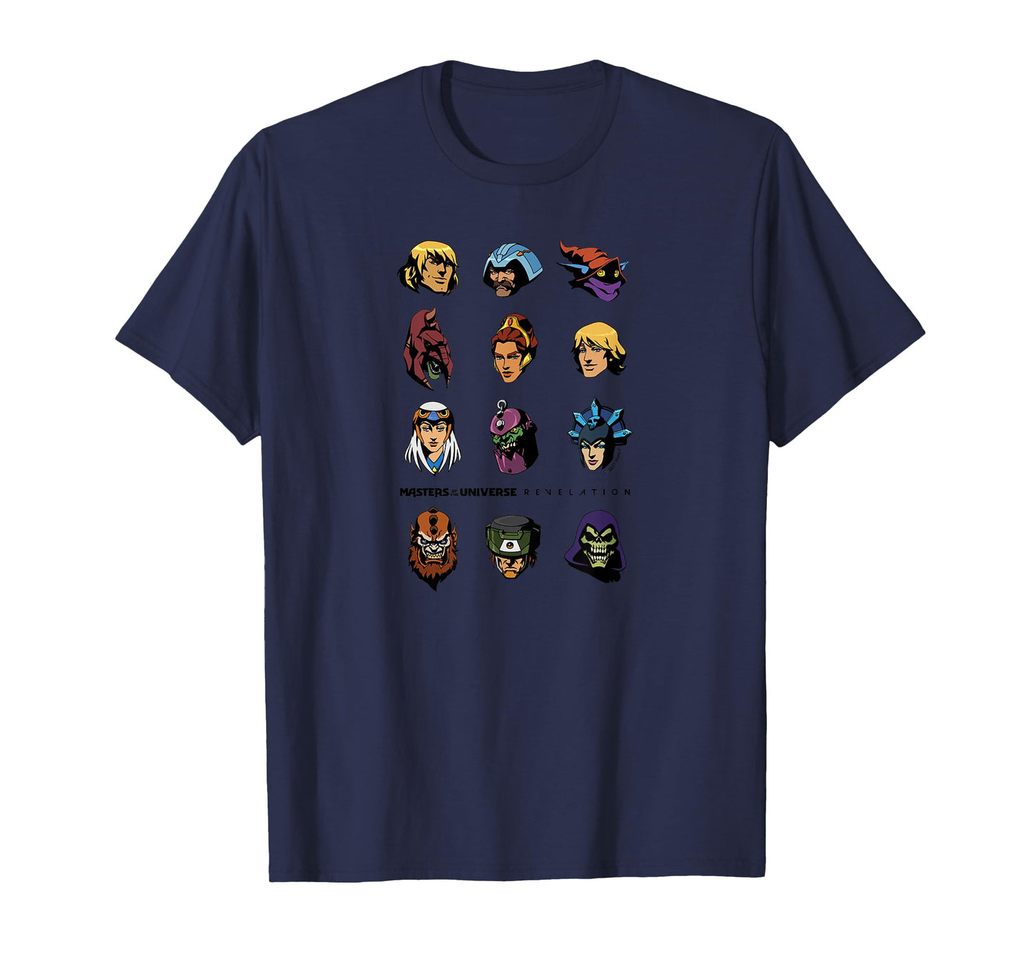 Masters of The Universe: Revelation - Character Faces T-Shirt