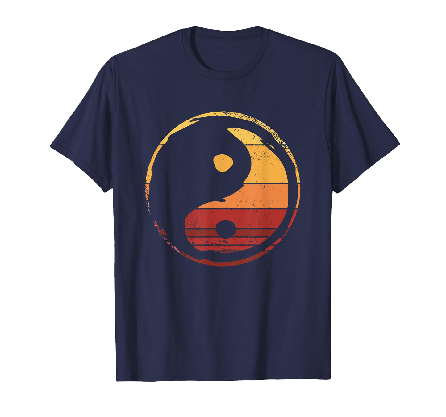 Asia Kawaii Asian Japanese Yin And Yang Retro T-Shirt