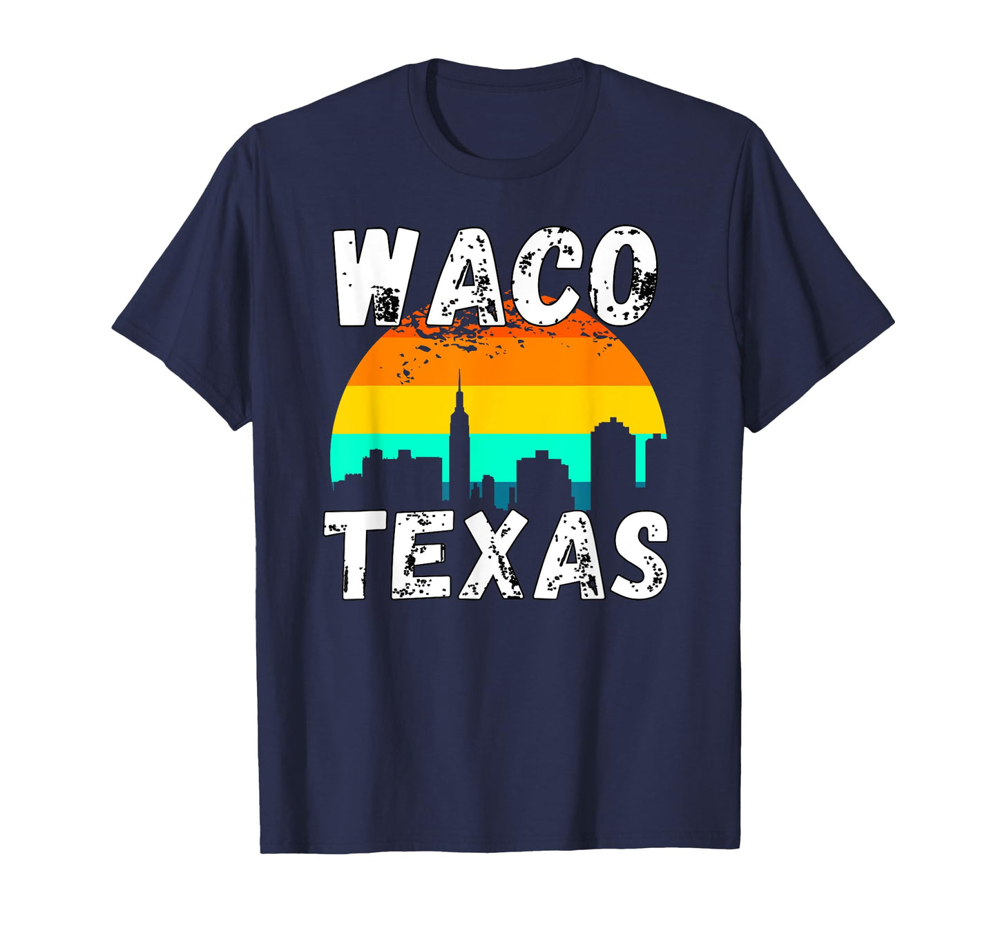 Retro Waco TX Texas City Apparel Souvenir T-Shirt