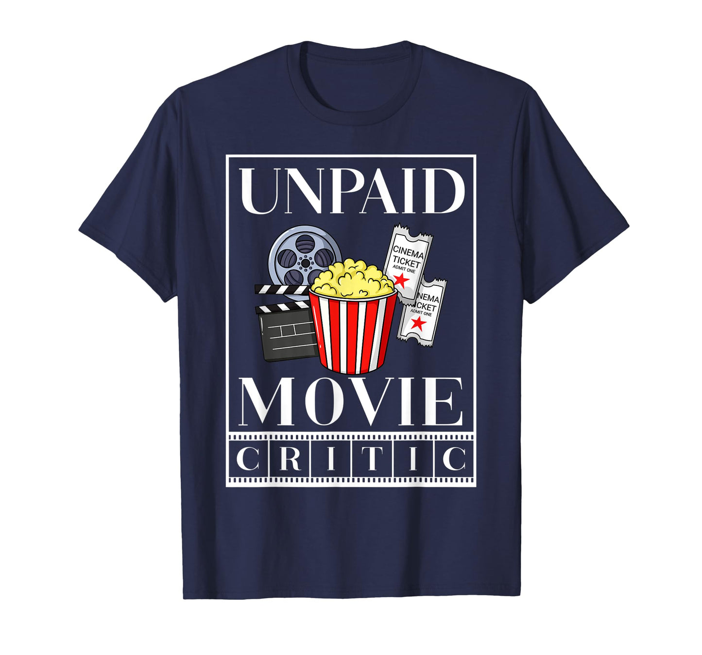 Cinema Watching Movie Watch Night Theater Popcorn T-Shirt