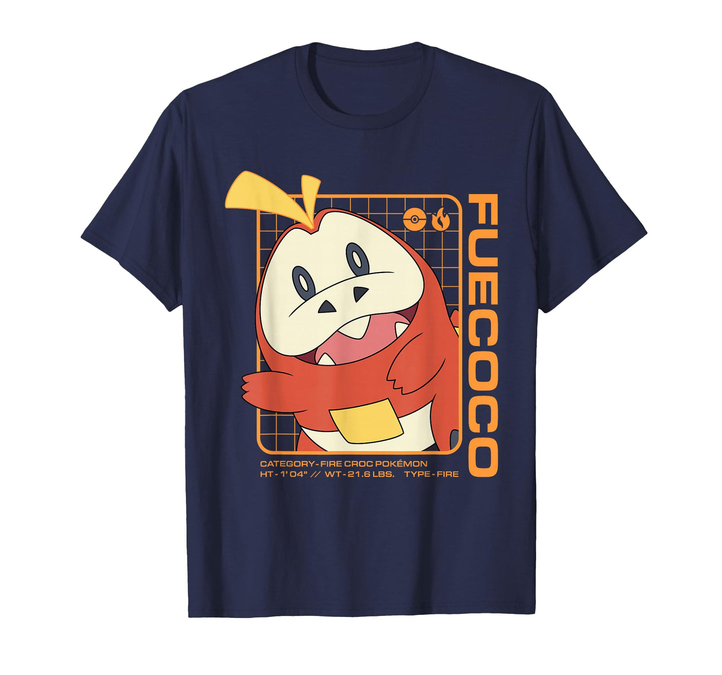 Pokémon - Fuecoco Stats T-Shirt