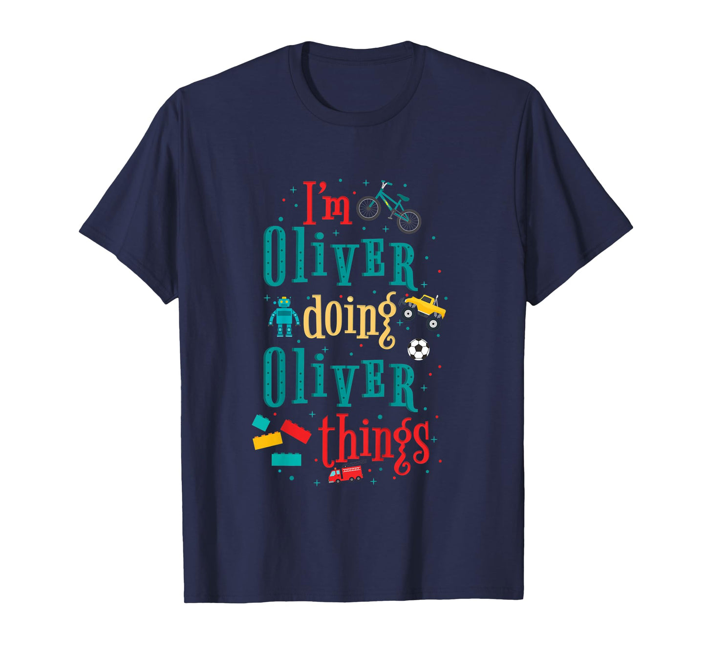 Kids I'm Oliver Doing Oliver Things Cute Boys T-Shirt