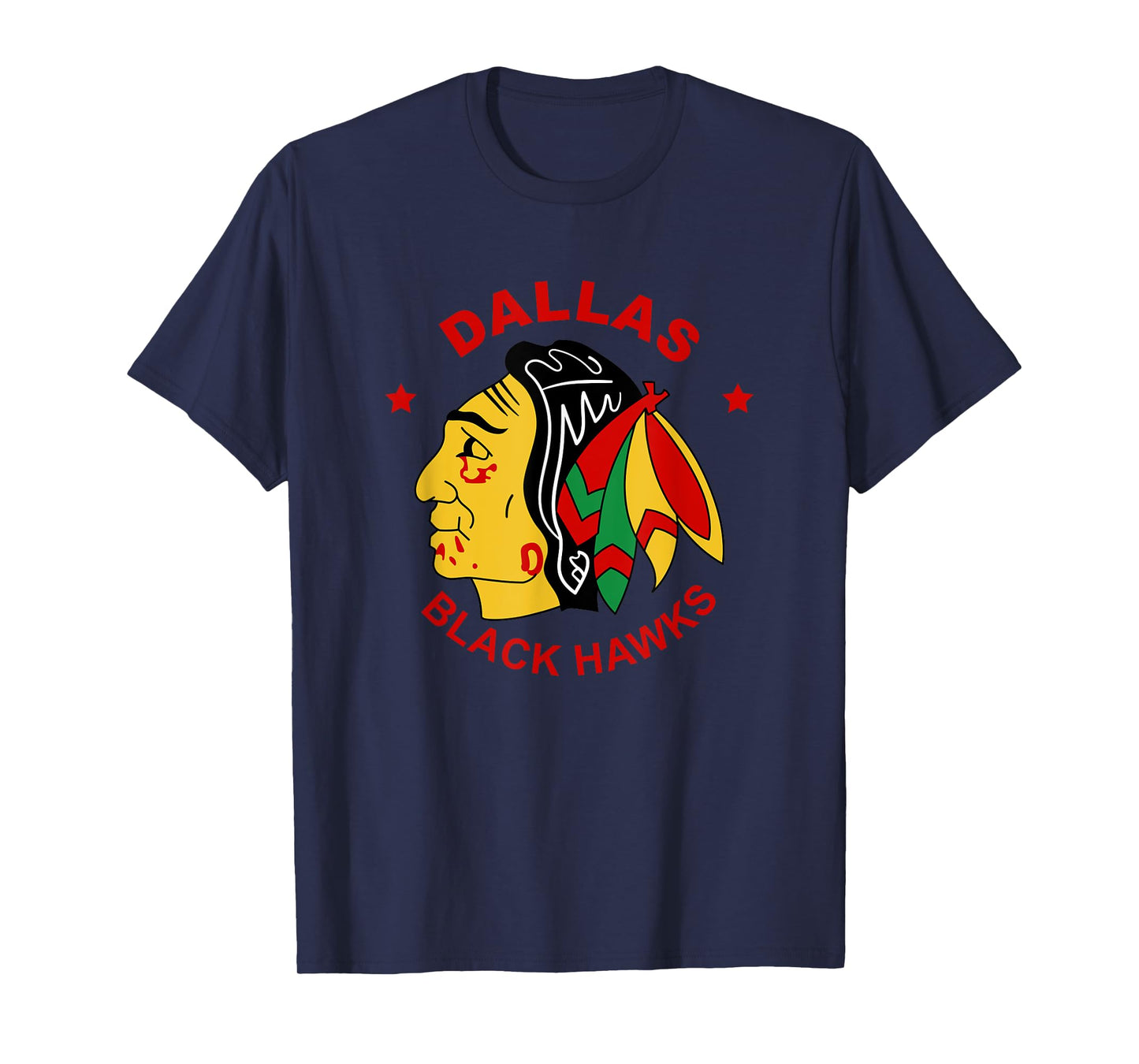 Dallas Black Hawks Vintage Hockey Fan T-Shirt