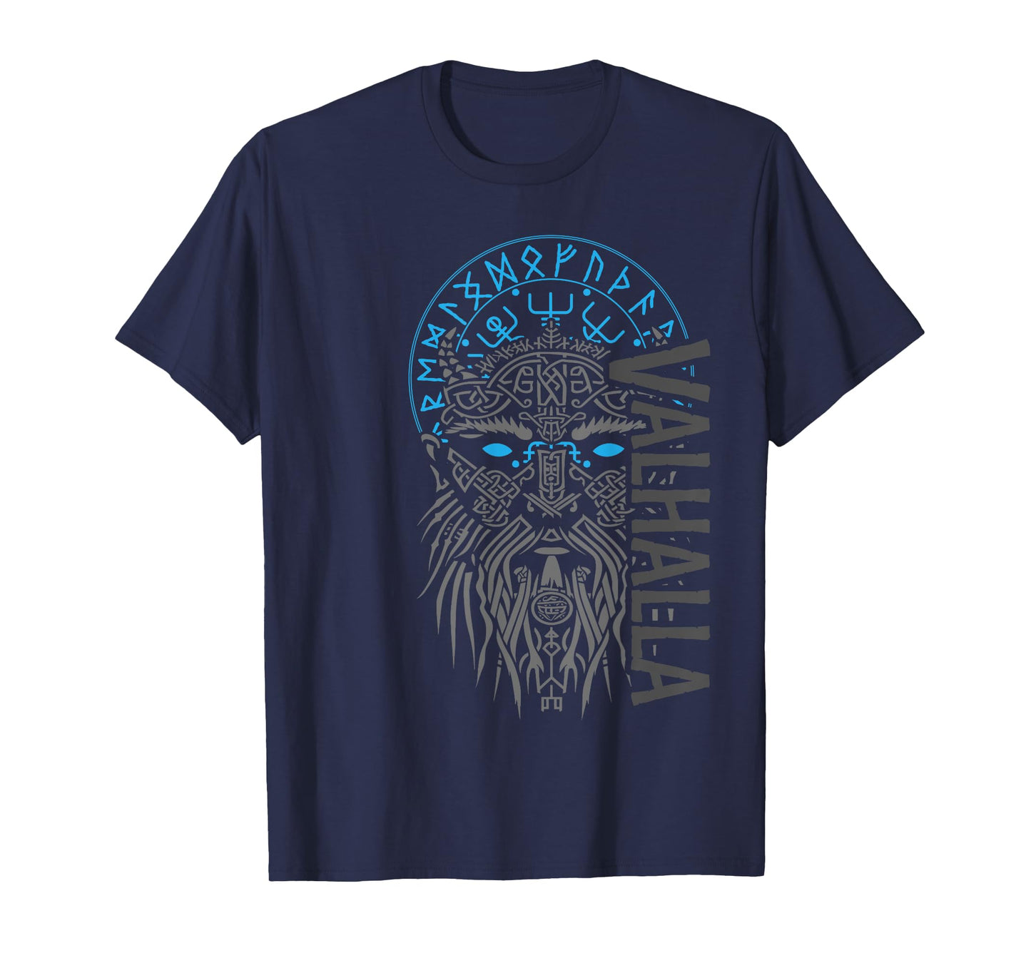 Valhalla & Viking Compass - Odin Design T-Shirt