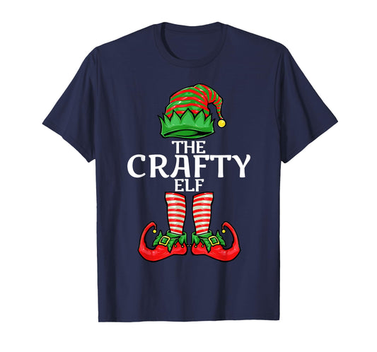Crafty Elf Christmas Family Matching Group T-Shirt