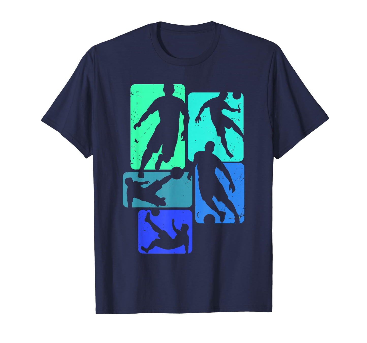 Soccer Players Fans Ball Kick Graphic Cool Streetwear Design T-Shirt