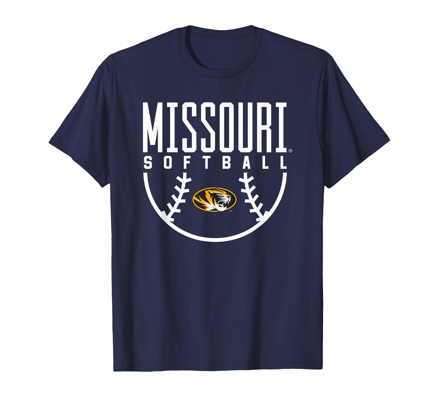 University of Missouri Mizzou Tigers Softball Arch T-Shirt