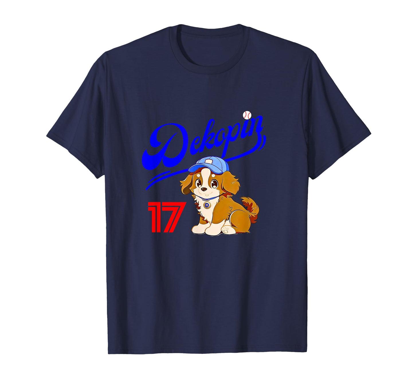Decopin, Decoy, Dog Shirt, No.17, Otani, Pet Dog, Koi Kerhondier, Baseball Game, Decoy T-Shirt
