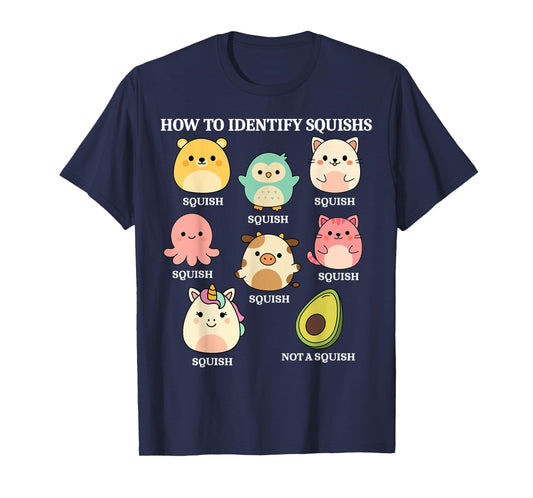 Funny Squish Squad Pastel Great Gifts Cute for Kids Woman T-Shirt