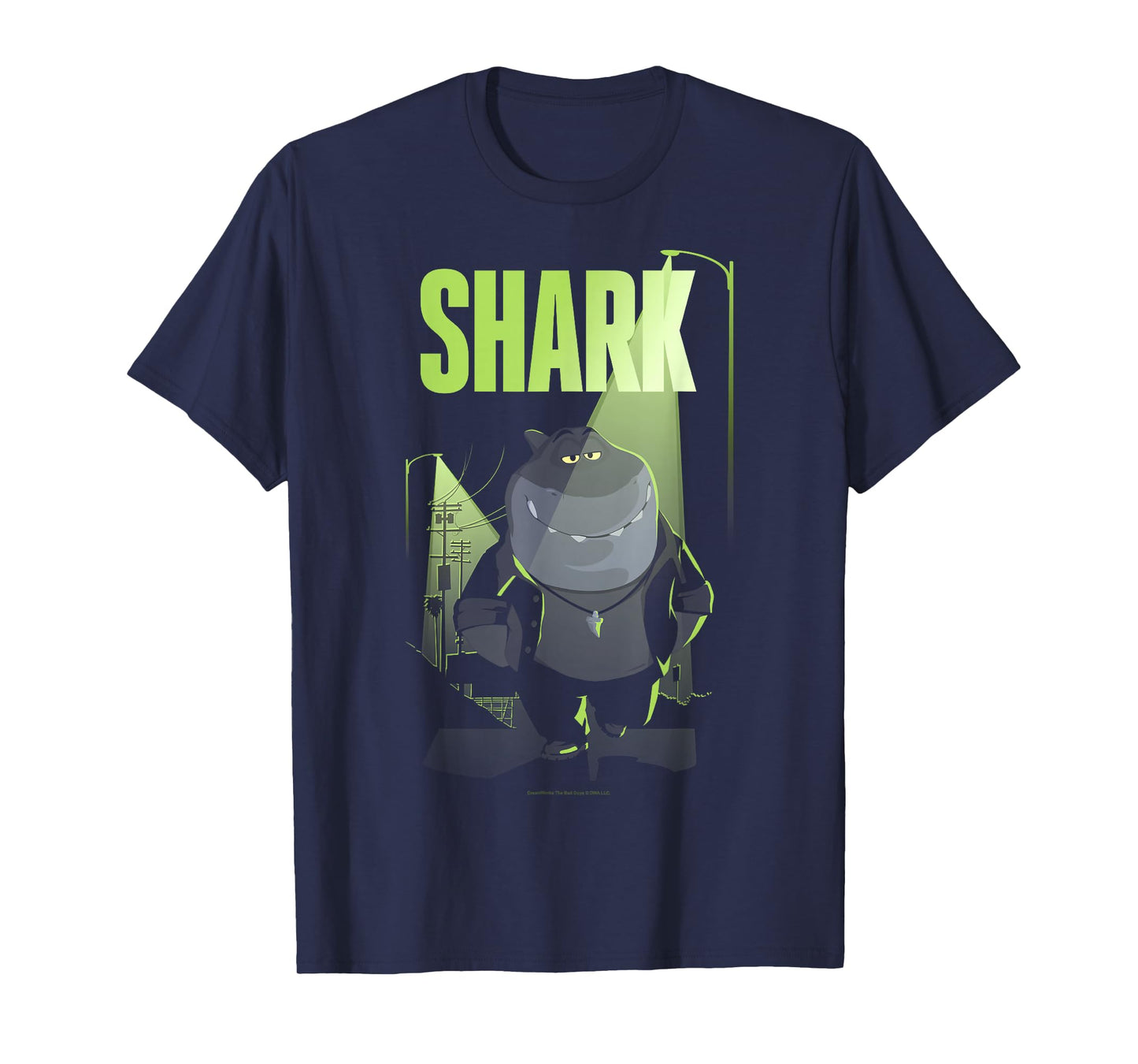 The Bad Guys Mr. Shark City Street Light T-Shirt